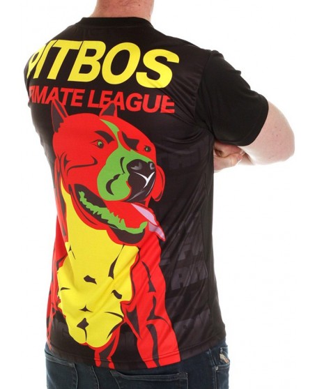 Pitbos Ulimate League Rasta Dog Tee