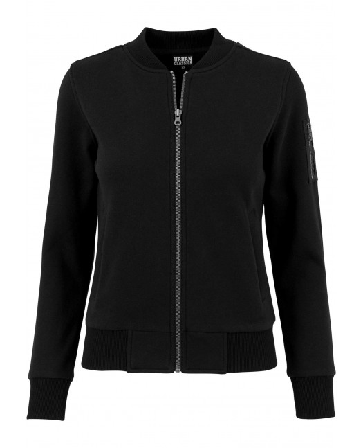 Urban Sweat Bomber Jacket Black