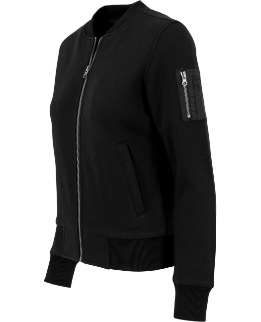 Urban Sweat Bomber Jacket Black