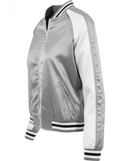 Street Jacket SilverNWhite