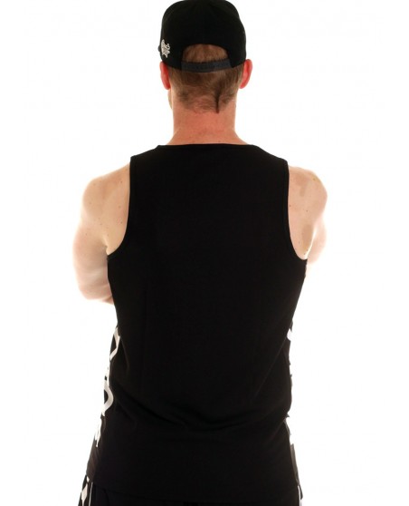 Pitbos Logo TankTop BlackNWhite