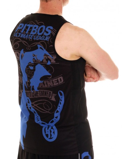 Pitbos Ultimate League Tanktop BlackNBlue