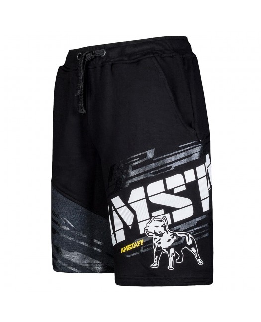 Amstaff Wave Shorts BlackNWhite