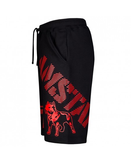 Amstaff Logo Shorts BlackNRed