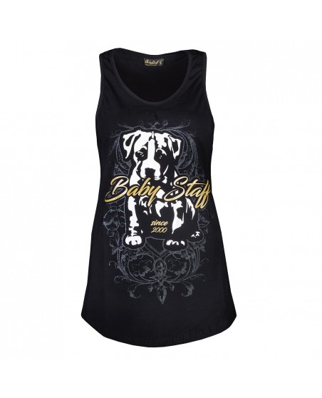 Black Puppy Tanktop by Babystaff