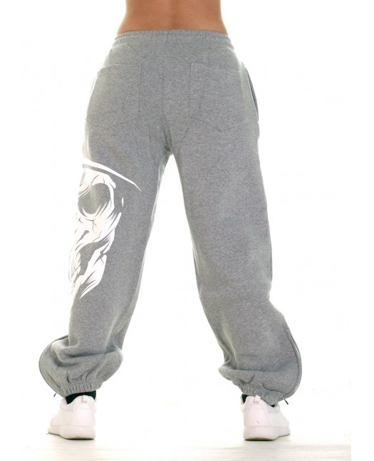 Cali Skull Ladies Sweatpants Grey by...