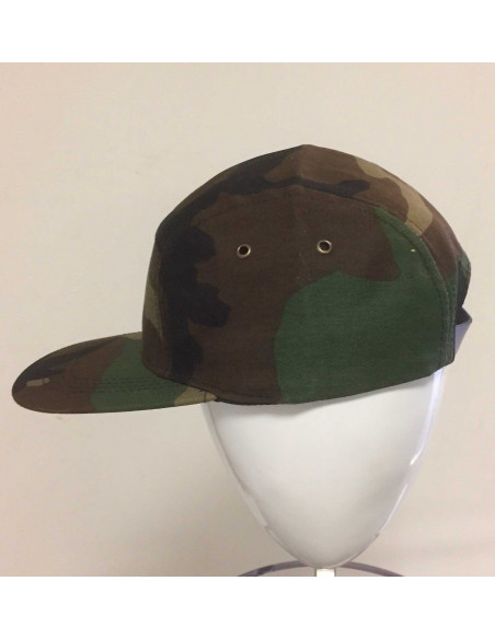 Solid Bike Cap Camo Green