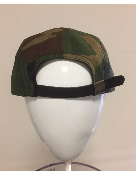 Solid Bike Cap Camo Green
