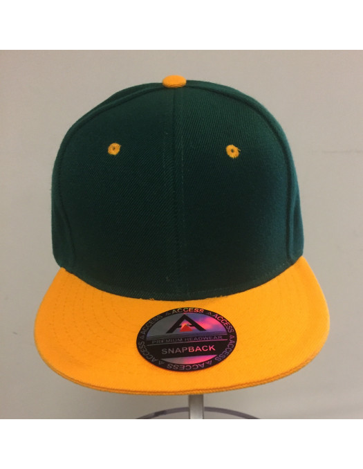 Access Apparel Snapback GreenNYellowGold