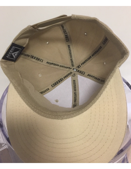Access Apparel Snapback Cap Khaki