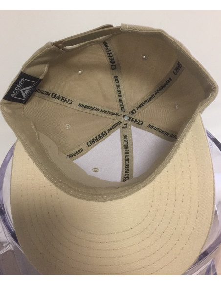 Access Apparel Snapback Cap Khaki
