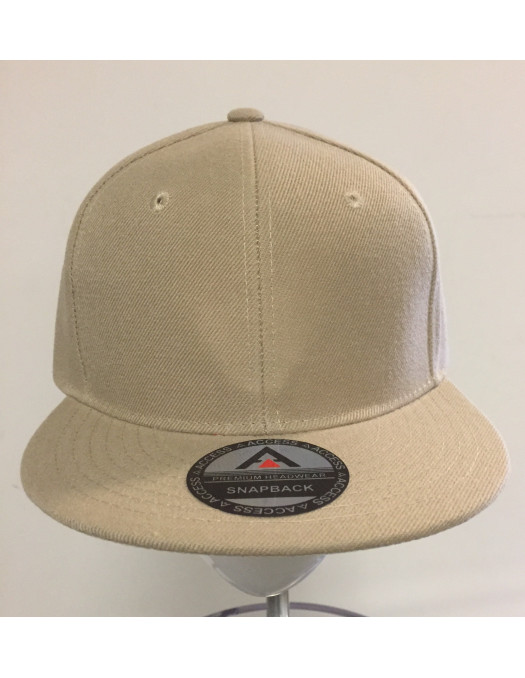 Access Apparel Snapback Cap Khaki