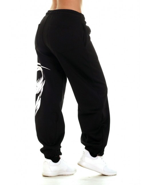 Cali Skull Sweatpants Black by BSAT