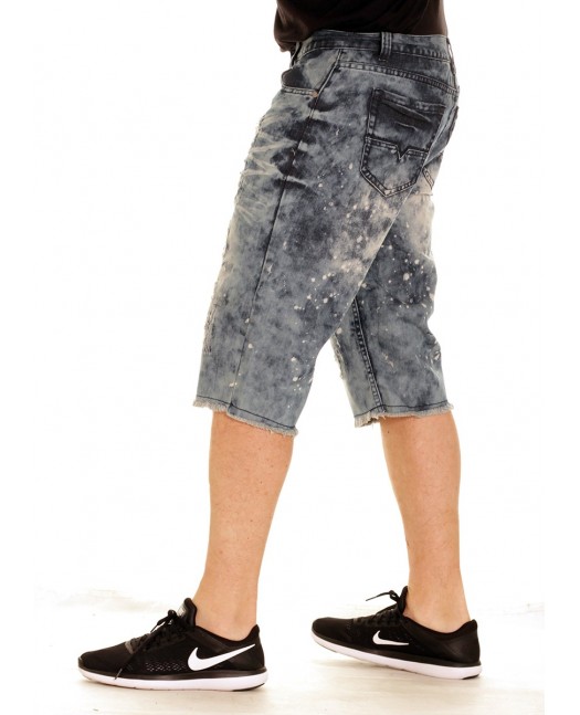 Urban Rip & Repair Shorts Dark Indigo
