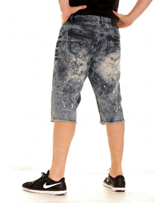 Urban Rip & Repair Shorts Dark Indigo