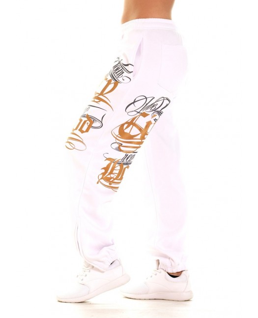 Hood Ladies Sweatpants WhiteNGold by...