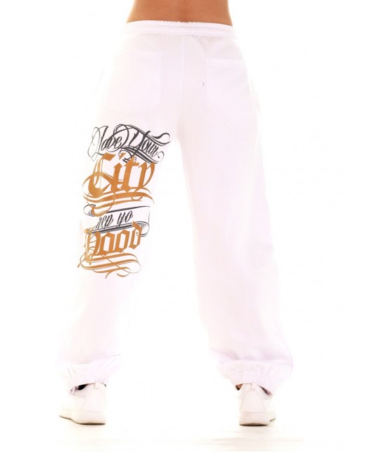 Hood Ladies Sweatpants WhiteNGold by...