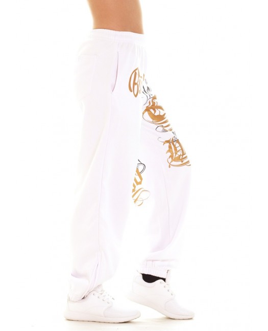 Hood Ladies Sweatpants WhiteNGold by...