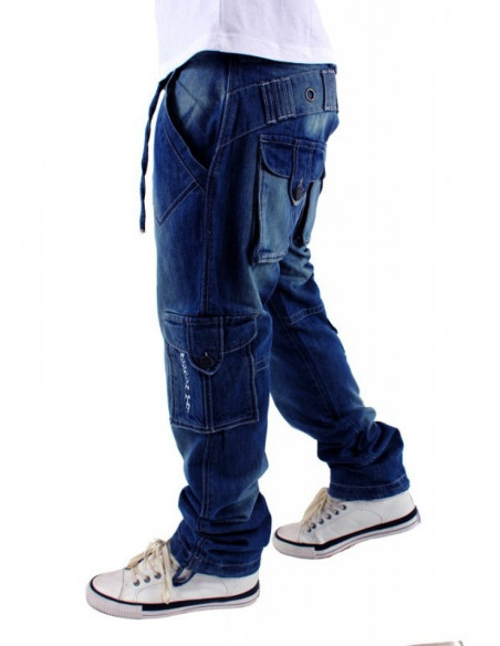 Brooklyn Mint Combat Cargo Denim Jeans