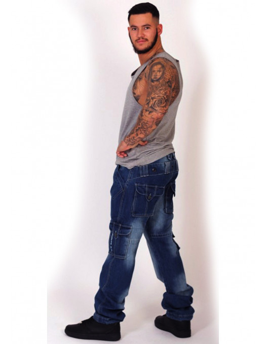 Brooklyn Mint Combat Cargo Denim Jeans