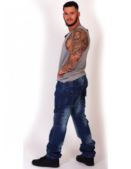 Brooklyn Mint Combat Cargo Denim Jeans