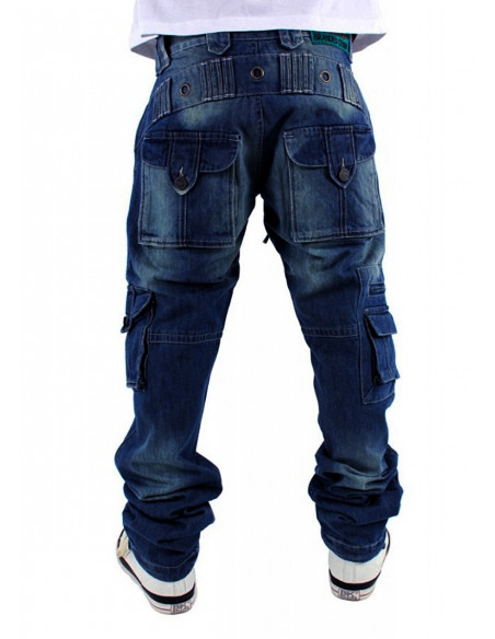 Brooklyn Mint Combat Cargo Denim Jeans