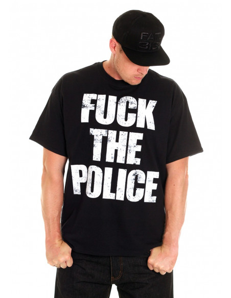 Cocaine Life Fuck The Police T-Shirt Black