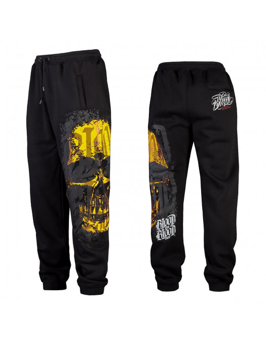 Skull Sweatpants BlackNYellow by...