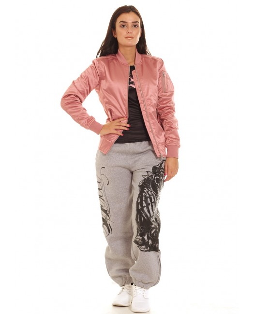 Praying Skull Ladies Sweatpants Grey...