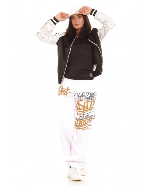 Hood Ladies Sweatpants WhiteNGold by...