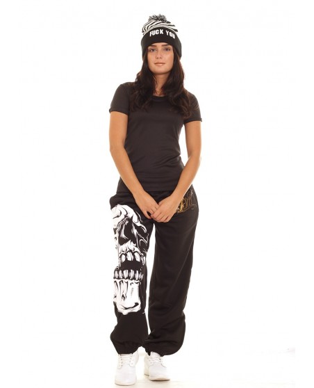 Big Skull Sweatpants by BSAT