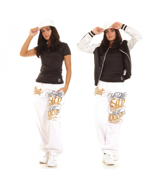 Hood Ladies Sweatpants WhiteNGold by...