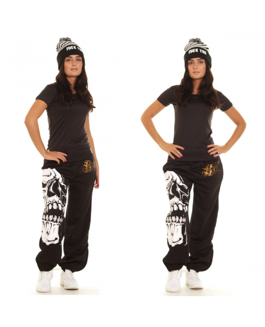 Big Skull Sweatpants by BSAT