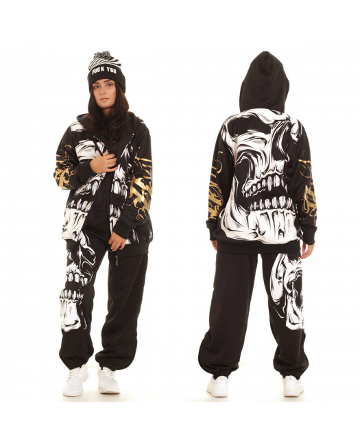 Big Skull Sweatpants by BSAT