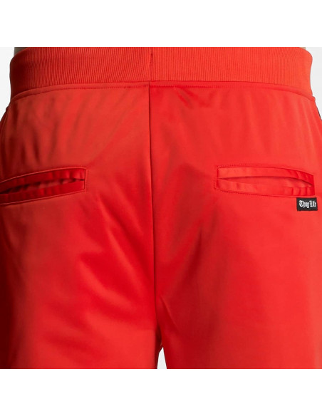 Thug Life Sweatpants Two Stripes Red