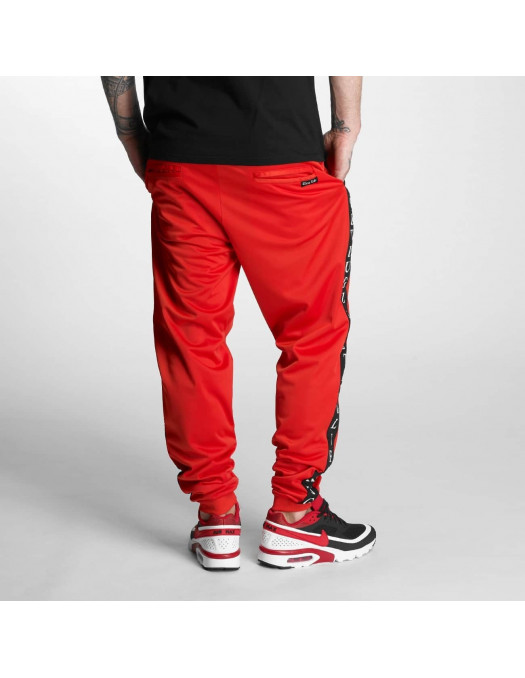 Thug Life Sweatpants Two Stripes Red