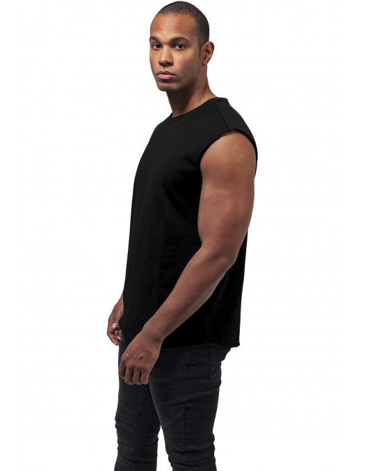 Open Edge Sleeveless Tee Black