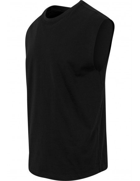Open Edge Sleeveless Tee Black