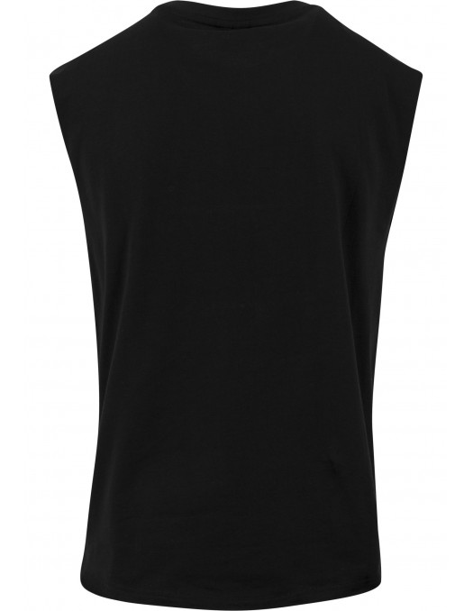 Open Edge Sleeveless Tee Black
