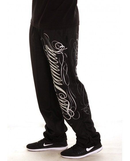 LA FAMILIA Sweatpants BlackNSilver by BSAT