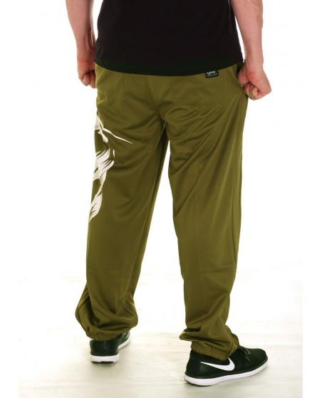Cali Skull Sweatpants Olive by BSAT
