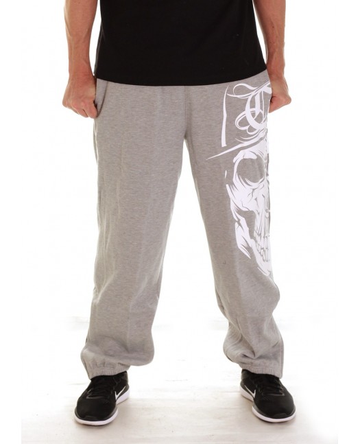 Cali Skull Sweatpants Grey by BSAT