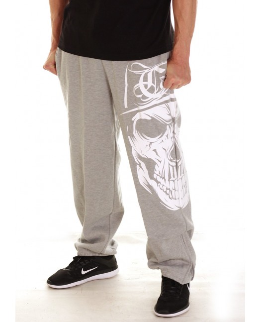 Cali Skull Sweatpants Grey by BSAT