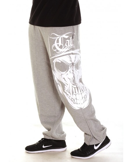 Cali Skull Sweatpants Grey by BSAT