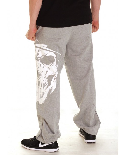 Cali Skull Sweatpants Grey by BSAT