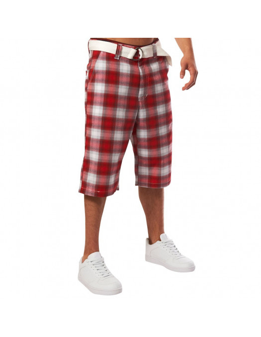 Townz Shorts Squared Red-White
