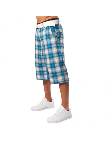 Townz Shorts Squared Blue-White