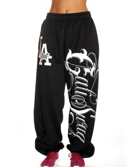 LA Cali Sweatpants Black by BSAT