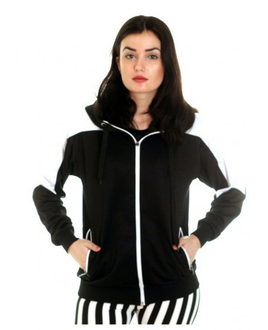 Panther Track Jacket BlackNWhite by BSAT