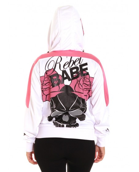 Skull Rose Panther Hoodie by BSAT